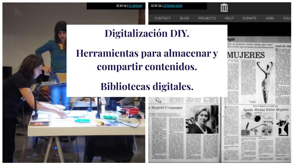 Digitalizando revistas feministas con un escáner casero